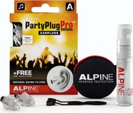 Alpine Hearing Protection Alpine PartyPlug Pro - Festival Oordoppen - Transparant - 21dB - Herbruikbaar