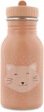Ibenzoa® Bouteille d'eau ludique et fonctionnelle avec motif de chat, 350ml, Rose foncé