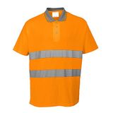 Portwest Hi-Vis Katoen Comfort Poloshirt S171 - Oranje - XXL