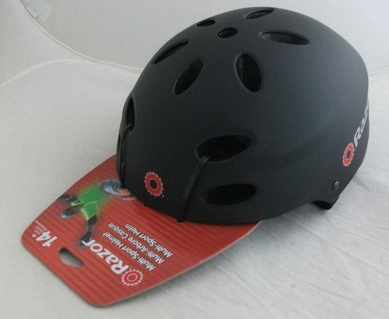 Razor Volwassenen Skatehelm - Maat L - Mat Zwart