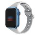 Compatibel VIGTMO Compatibel met Apple Watch armband 38 mm, 40 mm, 41 mm, siliconen reservearmband, compatibel met Apple iWatch Series 7/SE/6/5/4/3/2/1, voor dames en heren (grijs)