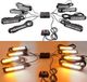 Lumière stroboscopique LED sans marque avec 8x8 LED pour véhicules et avertissements d'urgence
