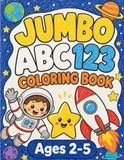 Jumbo ABC 123 Coloring Book