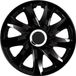 Universal NRM DRIFT EXTRA - Wieldoppen - Maat 16" - 4 stuks - zwart (gelakt)