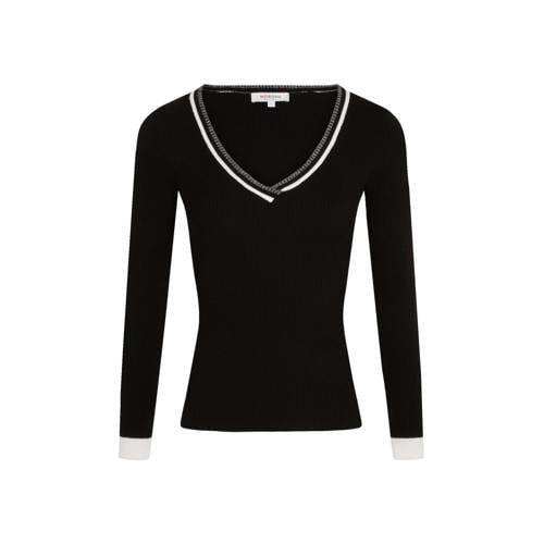Morgan knitted sweater black