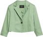 s.Oliver Vrouwen Blazer Saliegroen Katoen Regular Fit Lange Mouw
