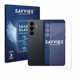 Savvies 3 Stuks Screenprotector voor Samsung Galaxy S26 Plus (Voor+Camera) - Glas Transparant