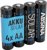 Absina Oplaadbare AA batterij (penlite) NiMH 1.2 V 4 stuk(s)