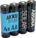 Absina Oplaadbare AA batterij (penlite) NiMH 1.2 V 4 stuk(s)