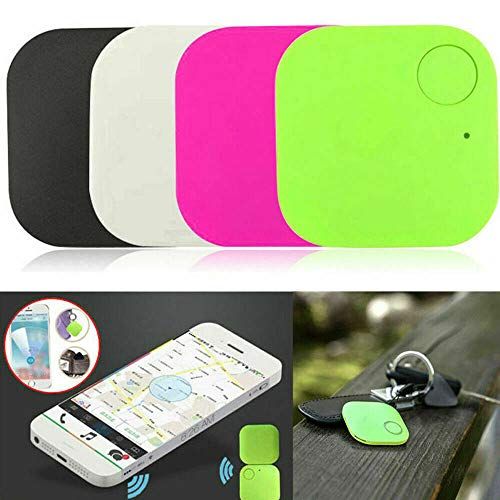 MACHSWON Key Finder Anti-Lost Tracker, GPS-sleutelvinder met bluetooth tracker, portemonnee, telefoonsleutel, mini-alarm, locator track voor huisdieren, sleutelhanger, portemonnee, bagage, 4 stuks