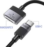 Hoco - 140W USB C Kabel Geschikt voor MacBook MagSafe 3 - 1.8 Meter - Zwart