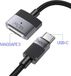 Hoco - 140W USB C Kabel Geschikt voor MacBook MagSafe 3 - 1.8 Meter - Zwart