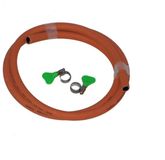 Gimeg HD Gasslang PVC 2 m met 2 slangklemmen