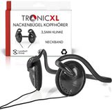 TronicXL Ultralichte On-Ear Hoofdtelefoon met Nekbeugel