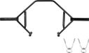 Barre trapèze barre hexagonale barre de squat barre de shrug barre d'haltérophilie cadre ouvert 50 mm