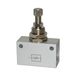 Riegler 103812-225.56 smoorventiel, in blokvorm, geanodiseerd aluminium, G 1/2, PN max. 10 bar, 1 stuk