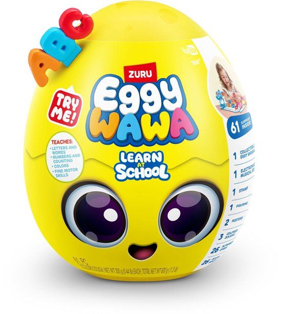 EGGY WAWA Zuru Eggywawa Badspeelgoed Badtijd Surprise Geel Multicolor