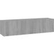 Sonoma Gris meuble TV mural meuble TV meuble TV 120x30x30 cm bois d'ingénierie