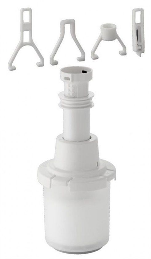 Geberit bodemventiel universeel - Messing - WC-bril bevestiging