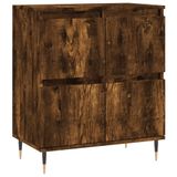 VidaXL Dressoir, 60x35x70 cm, bewerkt hout, gerookt eikenkleurig