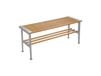 Essem Design Banc Nostalgi 100 cm Chêne-aluminium