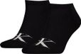 Calvin Klein 2-paar sneakersokken - Logo monogram - 46 - Zwart