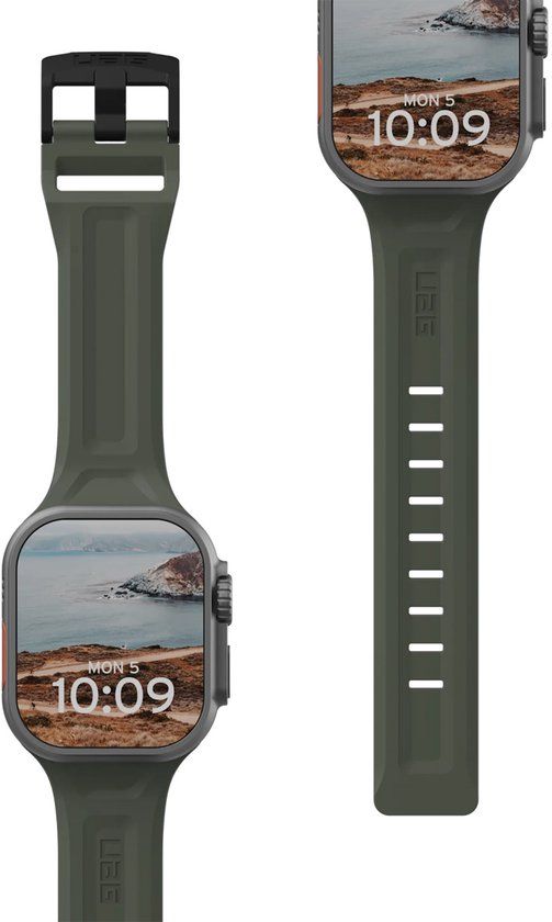 Urban Armor Gear Scout Strap Apple Watch 44/45/46/49 mm Foliage Green Silicone