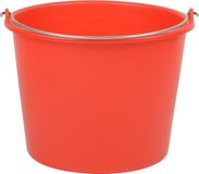 Kreuwel plastics Emmer - 12l - Rood - Kunststof - Met handgreep