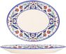 Bonna Serveerschaal - Kadim - Porselein - Multikleur - Ovaal - 31 cm - set van 2