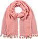 Barts Sunrise Dusty Pink Polyester Dames Sjaal