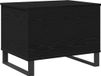 vidaXL Salontafel Zwart Eiken 60 x 44,5 x 45 cm