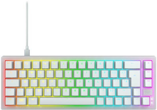 CHERRY K5V2 Compact Gaming Toetsenbord - Mechanisch, RGB, QWERTY, Wit