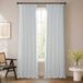 HPD Half Price Drapes Bellino Kamer-verduisterende gordijnen, 305 cm lange gordijnen voor slaap- en woonkamer (1 paneel), 127 x 305 cm (b x l), gebroken wit (Chalk)
