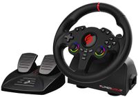 Subsonic Superdrive 220 RS Zwart USB Stuurwiel + pedalen Nintendo Switch, PC, PlayStation 4, Xbox One, Xbox Series S, Xbox Series X