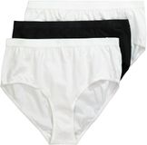 Ulla Popken - Dames - Tailleslips set van 3 - Wit - Maat 50+