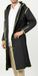Perletti Zwarte regenjas City Trench met lime bies S