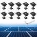 Aluminium panneau solaire clips set de 10