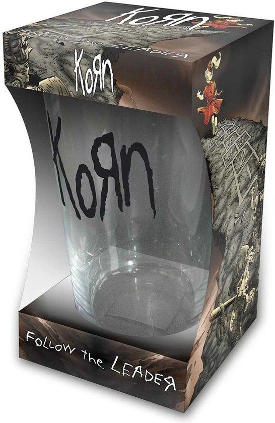 Korn Follow The Leader Unisex Bierglas - helder - Standard