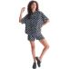 Chemise imprimé oversize femme