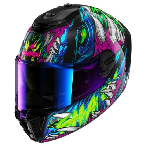 Shark Spartan RS Shaytan Helm, schwarz/grün/blau, M (57/58)