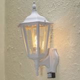 KonstSmide Lampe d'extérieur Firenze avec détecteur de mouvement blanc