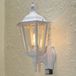 KonstSmide Lampe d'extérieur Firenze avec détecteur de mouvement blanc