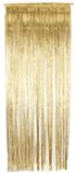 Smiffys Shimmer Curtain Feestdecoratie Goudkleurig