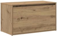 vidaXL Halbankje 80x40x45 cm bewerkt hout artisanaal eikenkleur