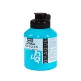 Pébéo - Studio Acrylverf Fine Acryl - Turquoise Blauw, 500 ml