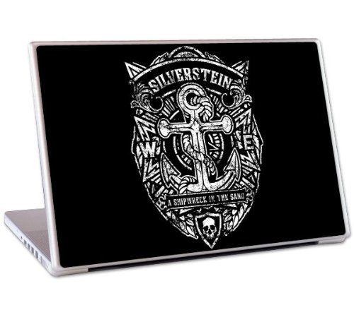 MusicSkins MS-SILV10221 Apple MacBook Air 11" Skin - Zwart/Wit