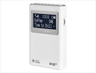 Sangean DPR-39 - Draagbare DAB+ Radio - Wit