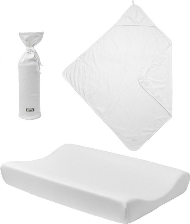 Meyco Verzorgingset Basic Jersey White 3-delig