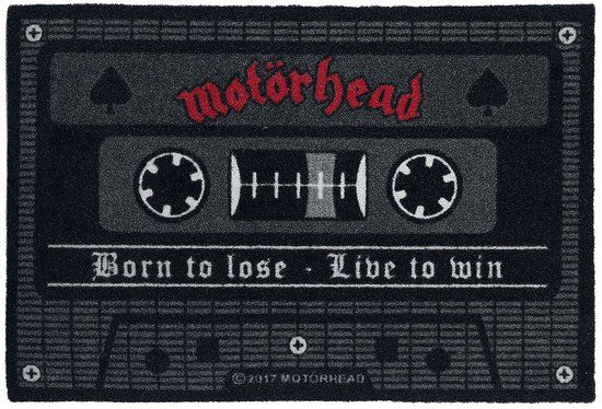 Motörhead Born To Lose - Live To Win Unisex Deurmat - meerkleurig - Standaard