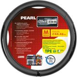 Lampa Pearl Black stuurhoes van kunstleer - Zwart - Diameter stuurwiel 44 cm